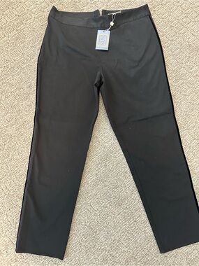 Sail to Sable Black Women’s Tuxedo Dress Pants